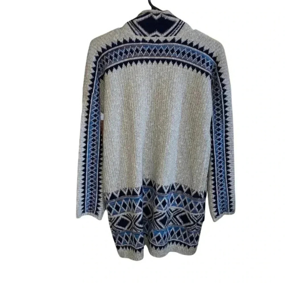 Lucky Brand Aztec Style Open Cardigan Size Small - Picture 5 of 7